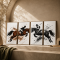 Equestrian Motion — Horse Racing Framed Wall Art | GH-F020