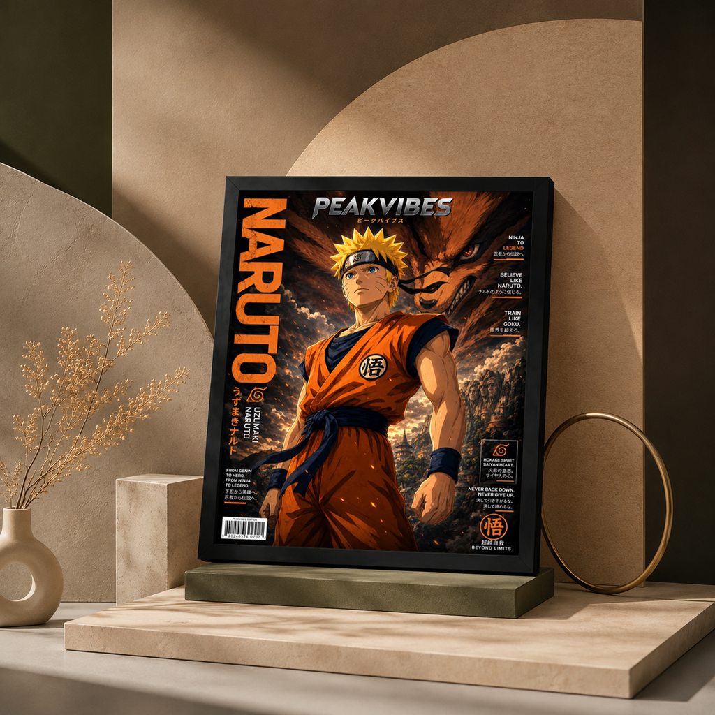 Ninja Spirit — Naruto Anime Framed Wall Art | GH-F059