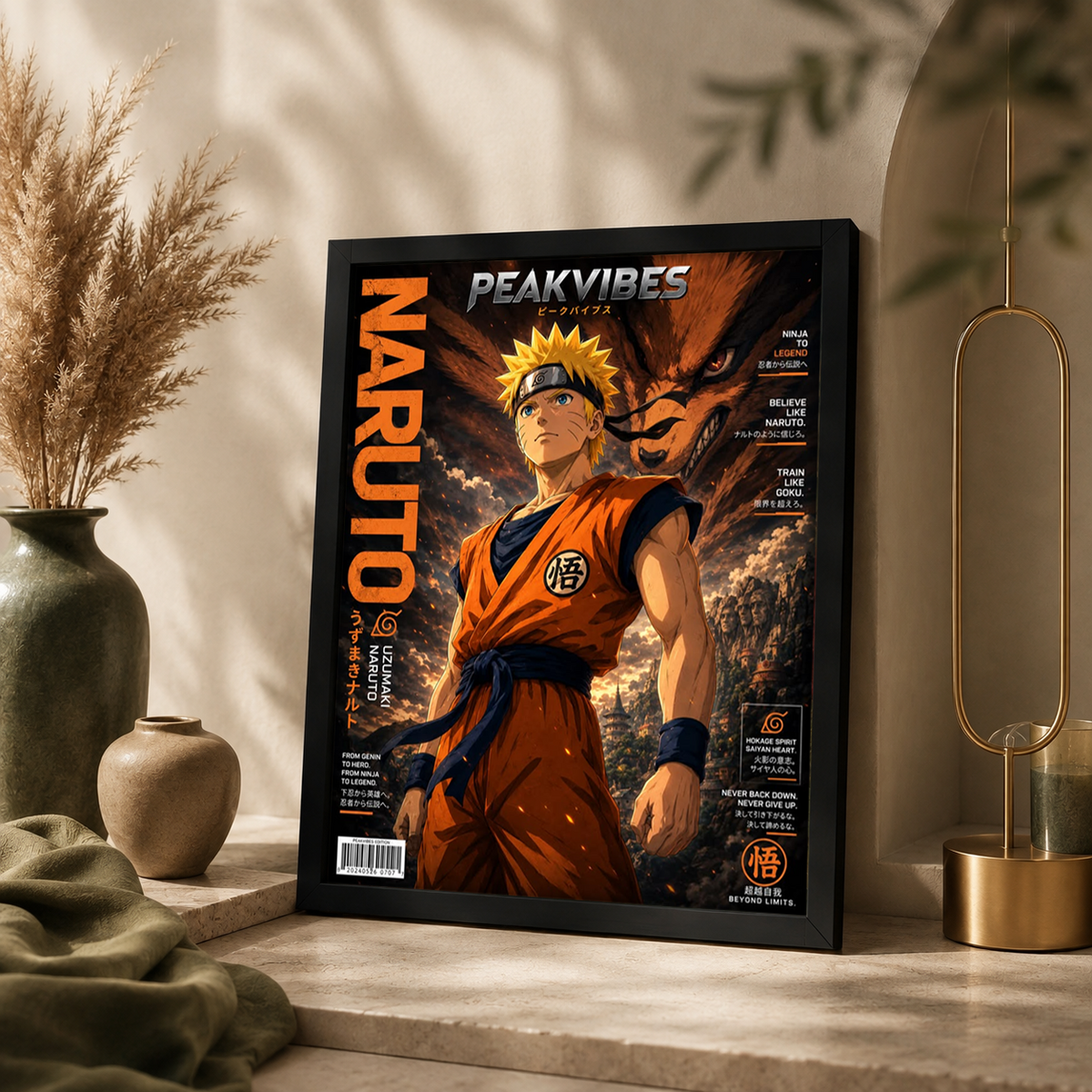 Ninja Spirit — Naruto Anime Framed Wall Art | GH-F059