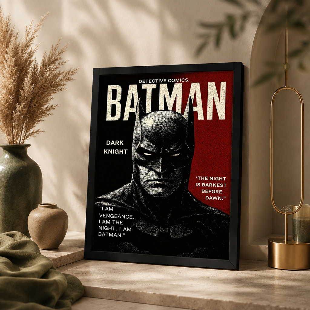 The Dark Knight — Batman Detective Comics Framed Wall Art | GH-F061