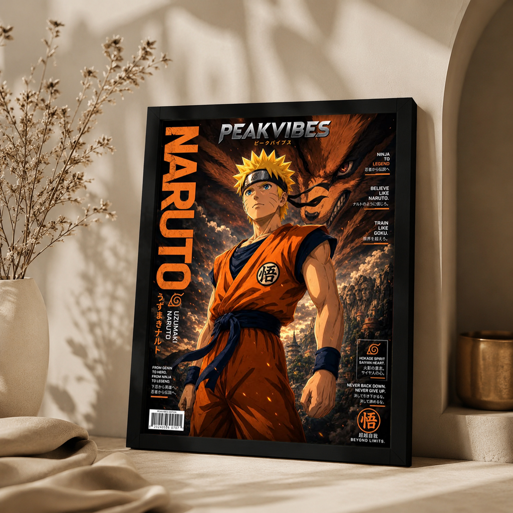Ninja Spirit — Naruto Anime Framed Wall Art | GH-F059