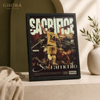 Sacrifice — Luka Modrić Football Framed Wall Art | GH-F084