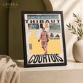 Last Line — Thibaut Courtois Football Framed Wall Art | GH-F085