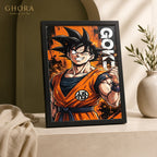 Warrior Spirit — Goku Anime Framed Wall Art | GH-F087