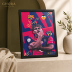 Barcelona Wonderkid — Yamal Football Framed Wall Art | GH-F114