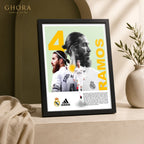 Madrid Captain — Ramos Football Framed Wall Art | GH-F123