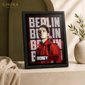 Berlin — Money Heist Cinematic Framed Wall Art | GH-F133