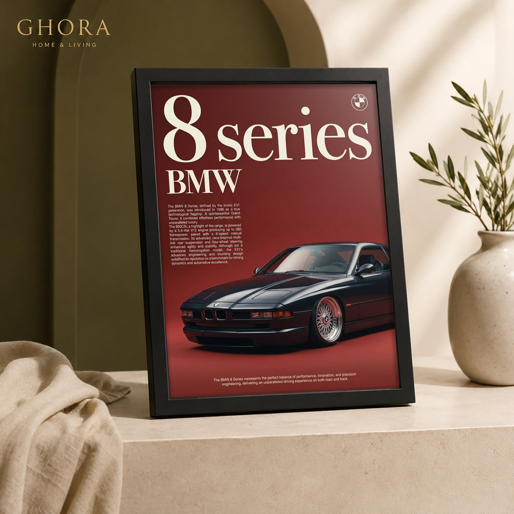 Eight Series — BMW 8 Series Automotive Framed Wall Art | GH-F140