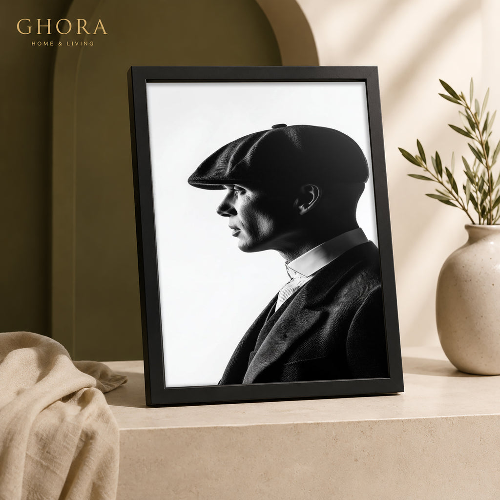 Gentleman Profile — Classic Gentleman Cinematic Framed Wall Art | GH-F144