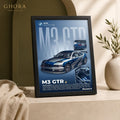 لوحة بي إم دبليو إم 3 جي تي آر — الأزرق | GH-F145