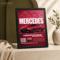 AMG GT Red — Mercedes AMG GT 63 Automotive Framed Wall Art | GH-F170