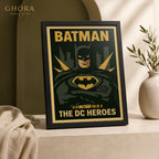 Batman Gold — Batman Comic Framed Wall Art | GH-F200