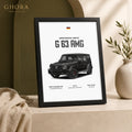 لوحة مرسيدس جي 63 — بساطة التصميم | GH-F202