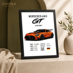 AMG GT Orange — Mercedes-AMG GT Automotive Framed Wall Art | GH-F203