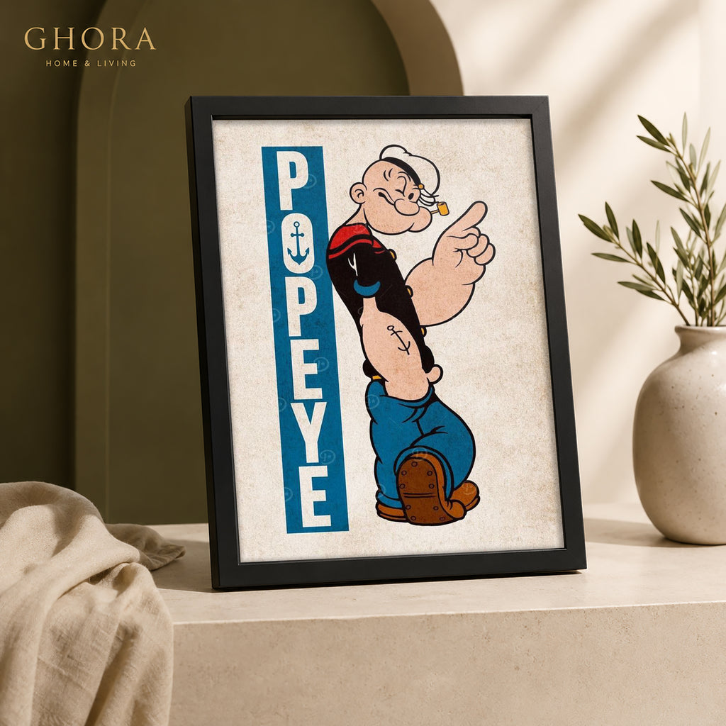 Popeye Retro — Popeye Cartoon Framed Wall Art | GH-F210