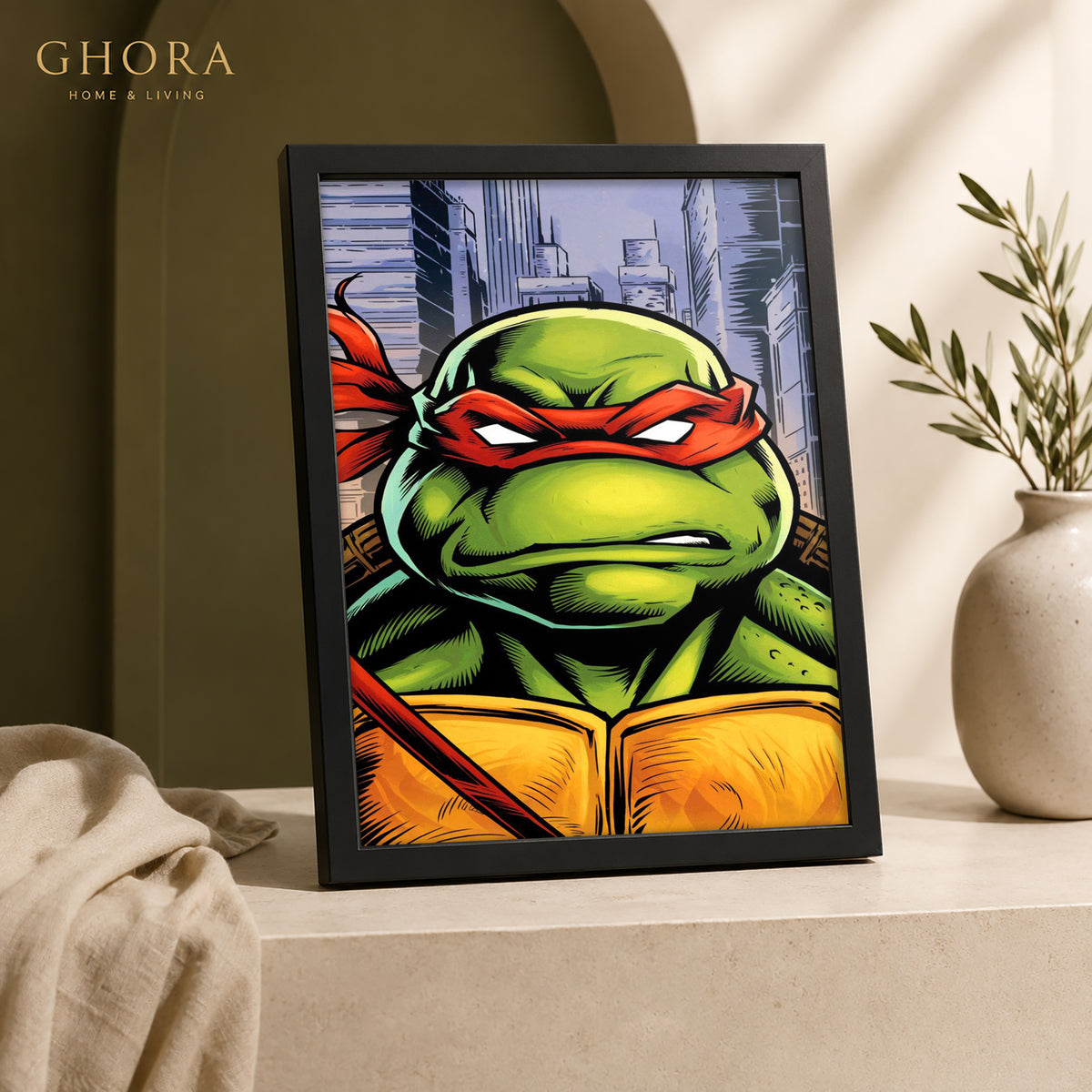 Raphael City — Raphael Cartoon Framed Wall Art | GH-F222