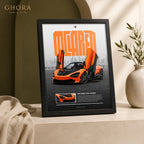 McLaren Orange — McLaren Automotive Framed Wall Art | GH-F235