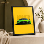 AMG GT R Green — Mercedes AMG GT R Automotive Framed Wall Art | GH-F243