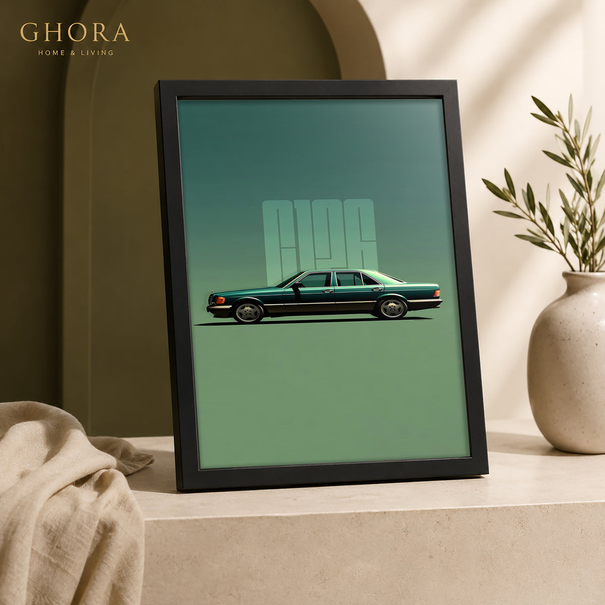 لوحة السيدان الكلاسيكية — الأخضر | GH-F245