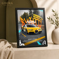 لوحة بوغاتي شيرون — الأصفر | GH-F255
