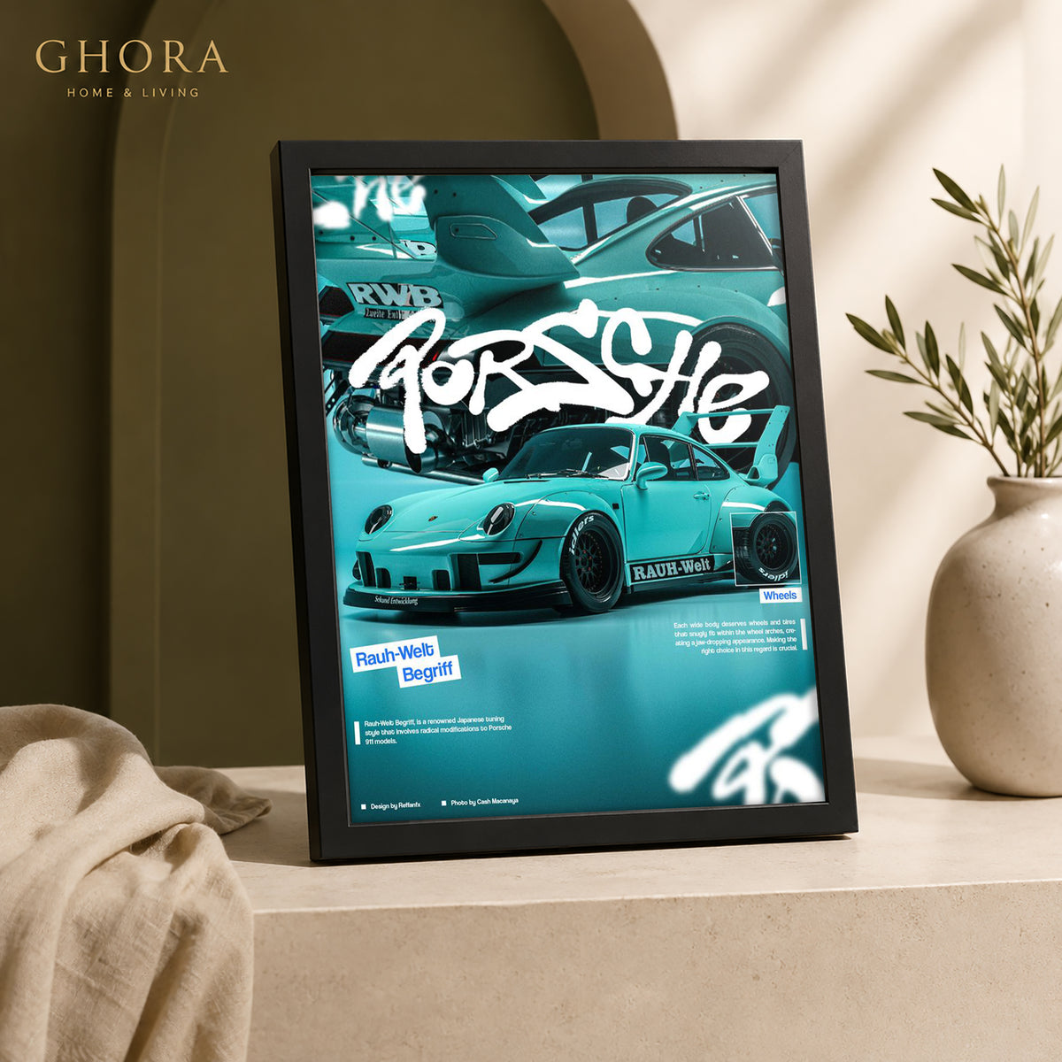 لوحة بورشه — السماوي | GH-F260