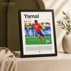 Yamal Editorial — Yamal Football Framed Wall Art | GH-F287