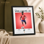 Williams Seventeen — Williams Jr Football Framed Wall Art | GH-F290