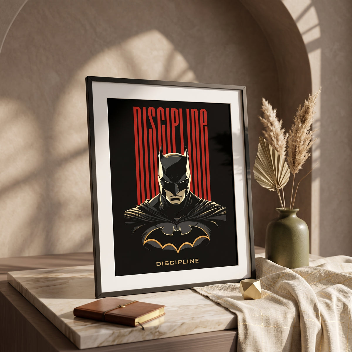Dark Discipline — Vigilante Hero Framed Wall Art | GH-F044