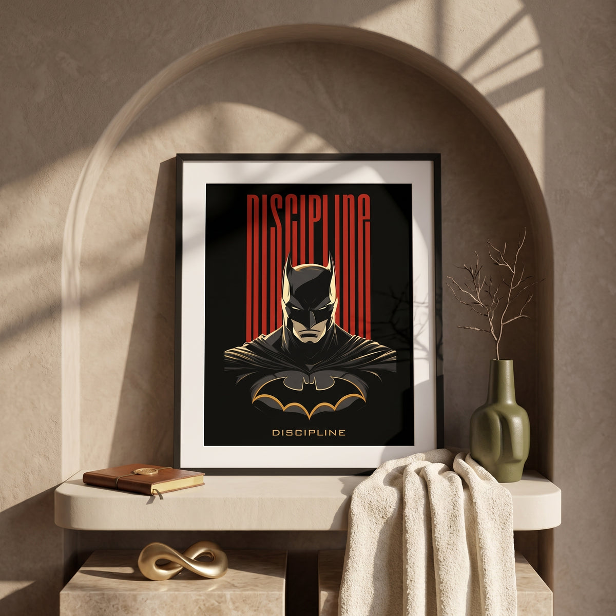 Dark Discipline — Vigilante Hero Framed Wall Art | GH-F044